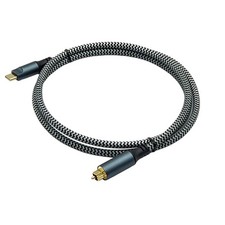 Braided USB-C to Optical Audio