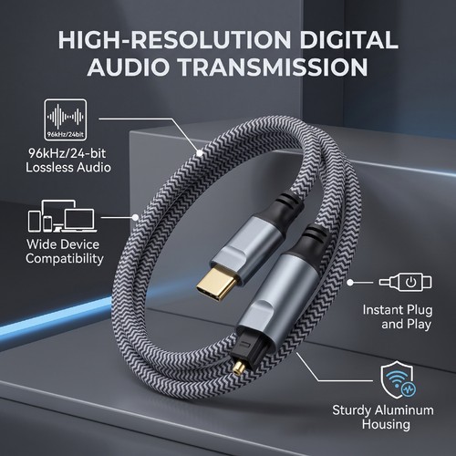 Usb optical cable - c, to